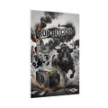 Run Bitcoin Poster - Run Bitcoin Crypto Art  (Rolled Poster)